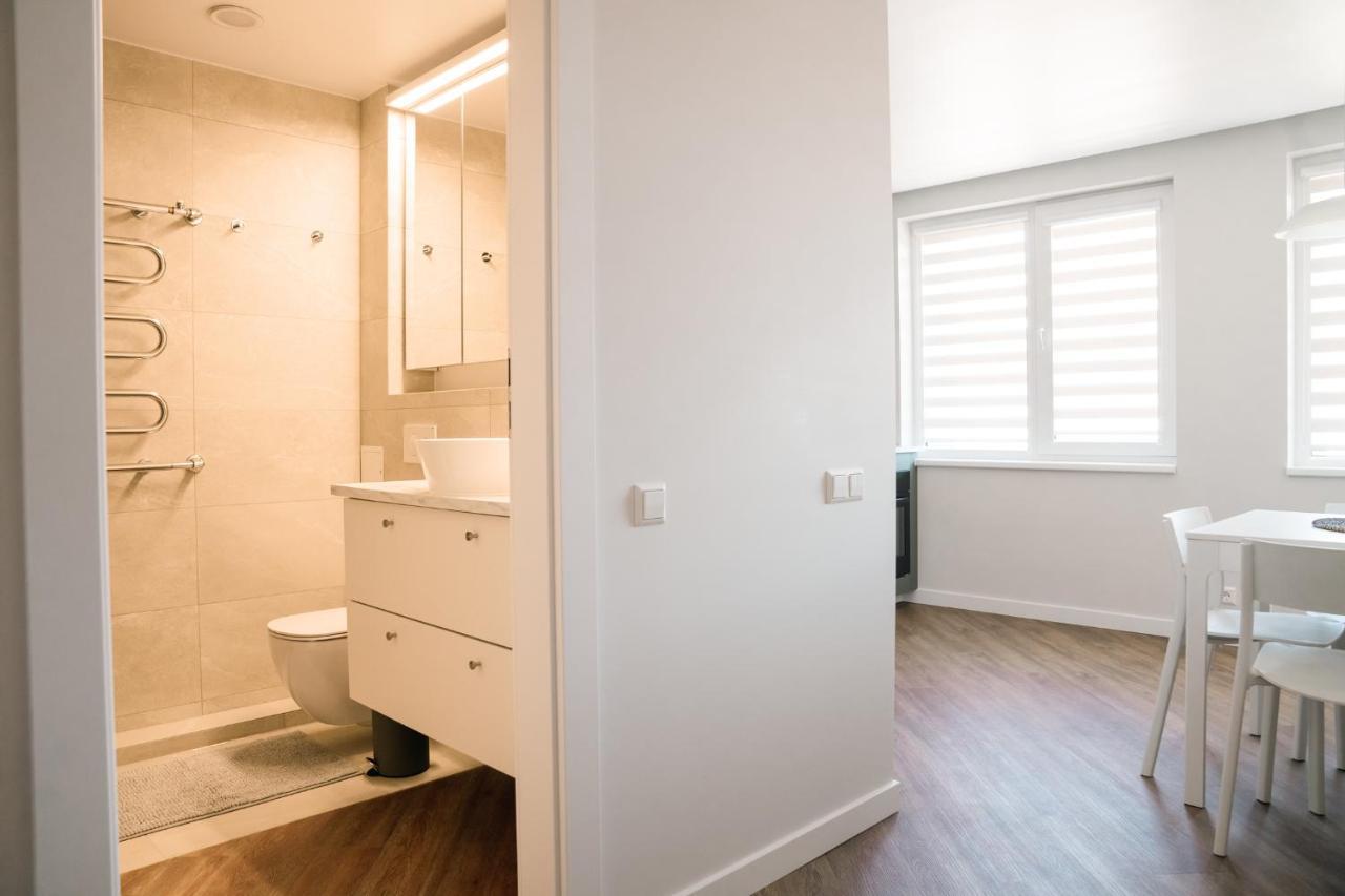 Grey Green Studio Apartment Birstonas Bagian luar foto